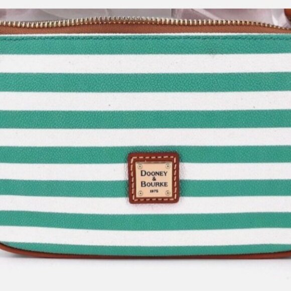 NWT DOONEY & BOURKE Sullivan Coated Cotton Lexi Stripe Crossbody Handbag - Picture 2 of 5